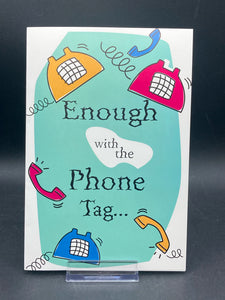 STS Phone Time Greetings Phone Card & Greeting Card