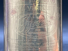 Vintage Pyrene 14" Brass  Hand Pump Fire Extinguisher w/ Bracket