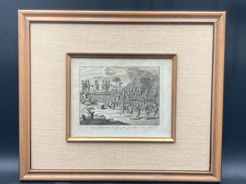 Antique J. Lodge 1778 People Of Florida Print