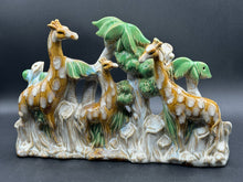 Porcelian Giraffe Scene