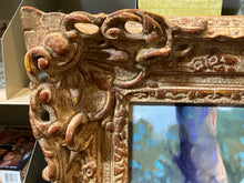 Lugano Candi Signed Original Garden Scene Oil Painting, Framed