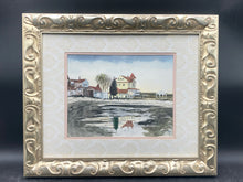 Artist Signed Point Independence Onset Massachusetts Watercolor Painting