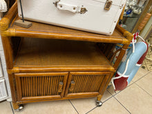 Vintage Bamboo Bar Cart