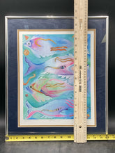Aimee Trayser Signed Limited Edition "Fish x4" Framed Lithograph