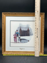 Vintage P. Buckley Moss Signed Limited Edition Homestead Revisited Framed Print