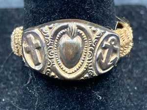 Victorian Mourning Hair Ring