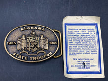 Vintage Alabama State Trooper 50th Anniversary Commemorative Belt Buckle