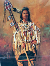 Chuck Ren Signed "The Warrior" Framed Poster Print
