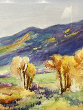 Original Diane Vulcan Signed Mountain Landscape Watercolor Painting - view 3