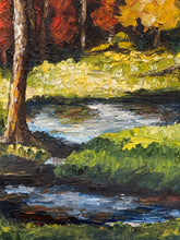 Gravely Signed Original Forest Landscape Oil Painting