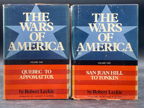 The Wars of America Volumes 1 & 2 | Robert Leckie (1968, Harper & Row, Publishers)