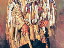 Chuck Ren Signed "The Warrior" Framed Poster Print