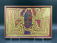Framed 14x21" Kuna Tribe Mola Embroidery