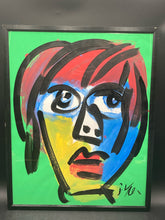 Framed Original 23x29" Peter Robert Keil Expressionist Painting