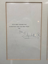Queen Elizabeth, Queen Mother Signed 1968 Christmas Card, Framed