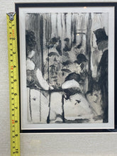 Original Edgar Degas Soft Ground Hand Etching W/ CoA