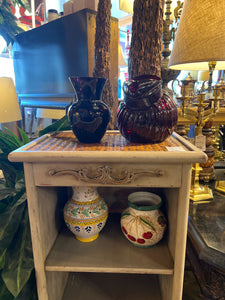 3-Shelf With Rattan Covering