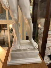 Resin David Statue on Base
