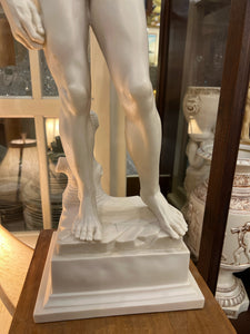 Resin David Statue on Base