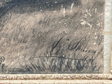 Antique Signed "Eve Looked At Herself In The Water" Engraving, Framed