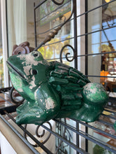 Green Concrete Frog