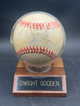 MLB Dwight Gooden Signed Baseball W/ Display Case