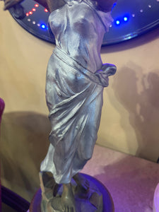 German Bronze Statue on Wood Base
