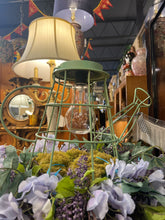 Floor Stand With Wisteria and solar light