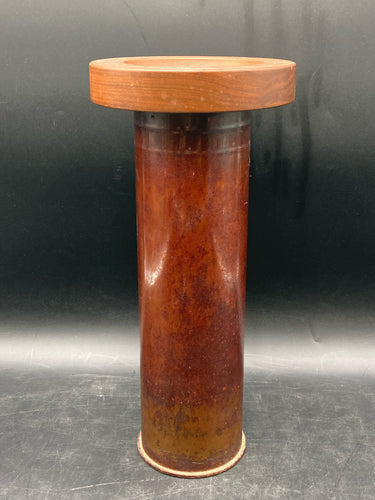 Vietnam War 105mm M28B2 Howizter Steel Cartridge Case On Base