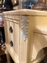 Vintage Vanity With Mirror and Stool