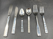 Vintage Abco Delta Airlines 6 Piece Silverware Utensil Set