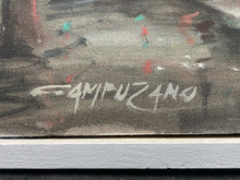 Jose Luis Campuzano Signed Original "Mister Kelly's Nightclub" Oil Painting