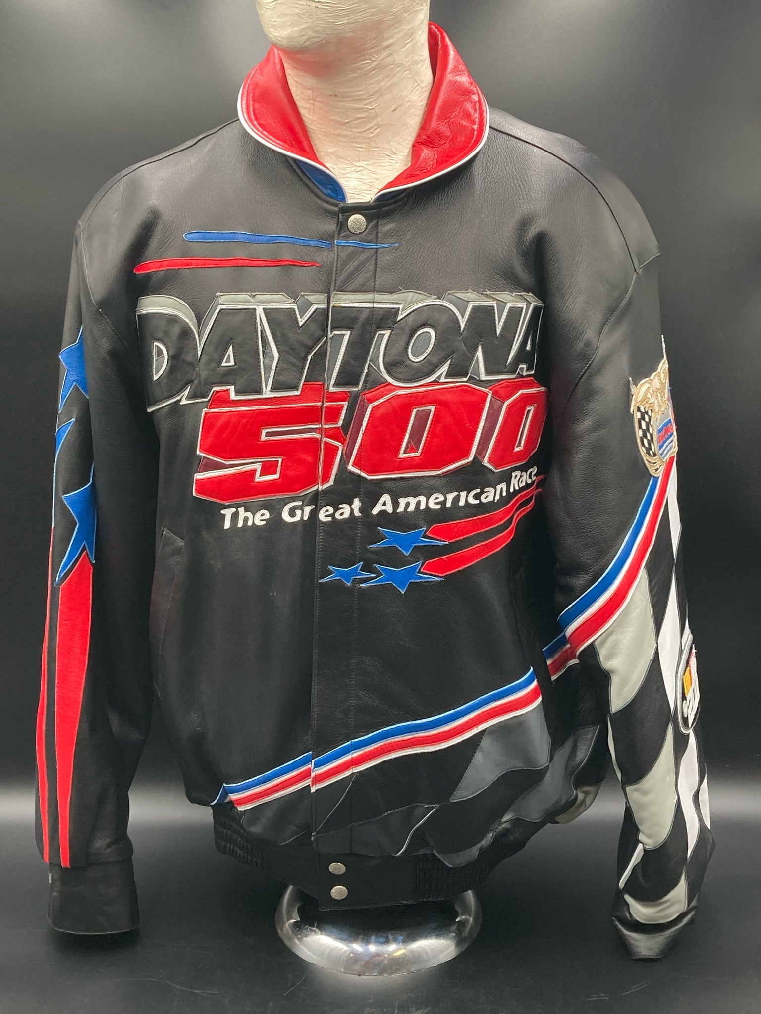 Signed Jeff Hamilton NASCAR 2000 Daytona 500 Leather Jacket