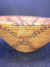 Vintage Apache Native American 10" Sunflower Coil Basket - view 6