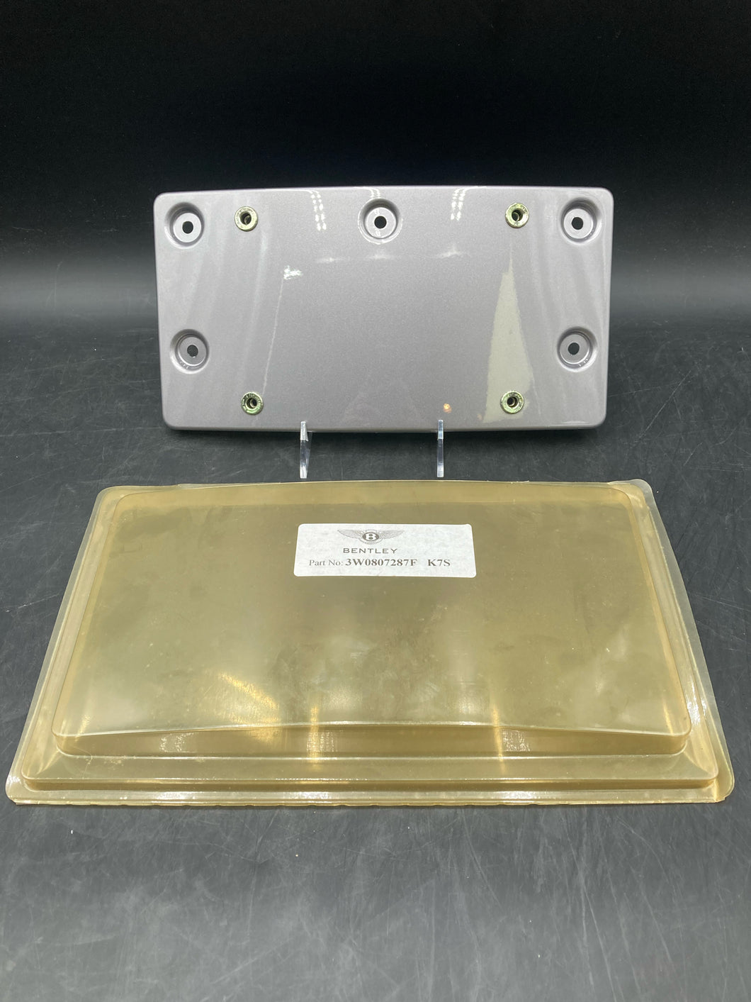 Bentley License Plate Moulding OEM 3W0807287F K7S