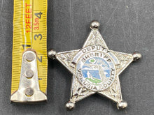 Vintage Volusia County Florida Deputy Sheriff Five Point Star Badge
