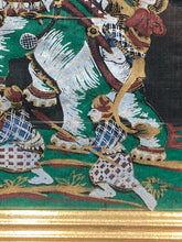 Indian Silk Batik Mughal Battle Scene Painting - view 4