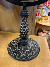 Black Terrestrial World Globe on Decorative Stand