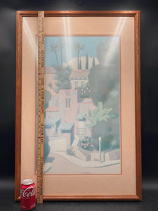 William Buffett "Graciosa" Serigraph Print, Framed