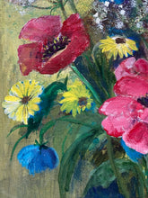 Original Herdis Groop Signed Floral Still Life Oil Painting, Framed - view 6