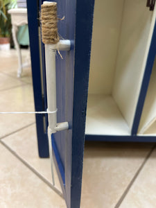 Blue and White Nautical Bar