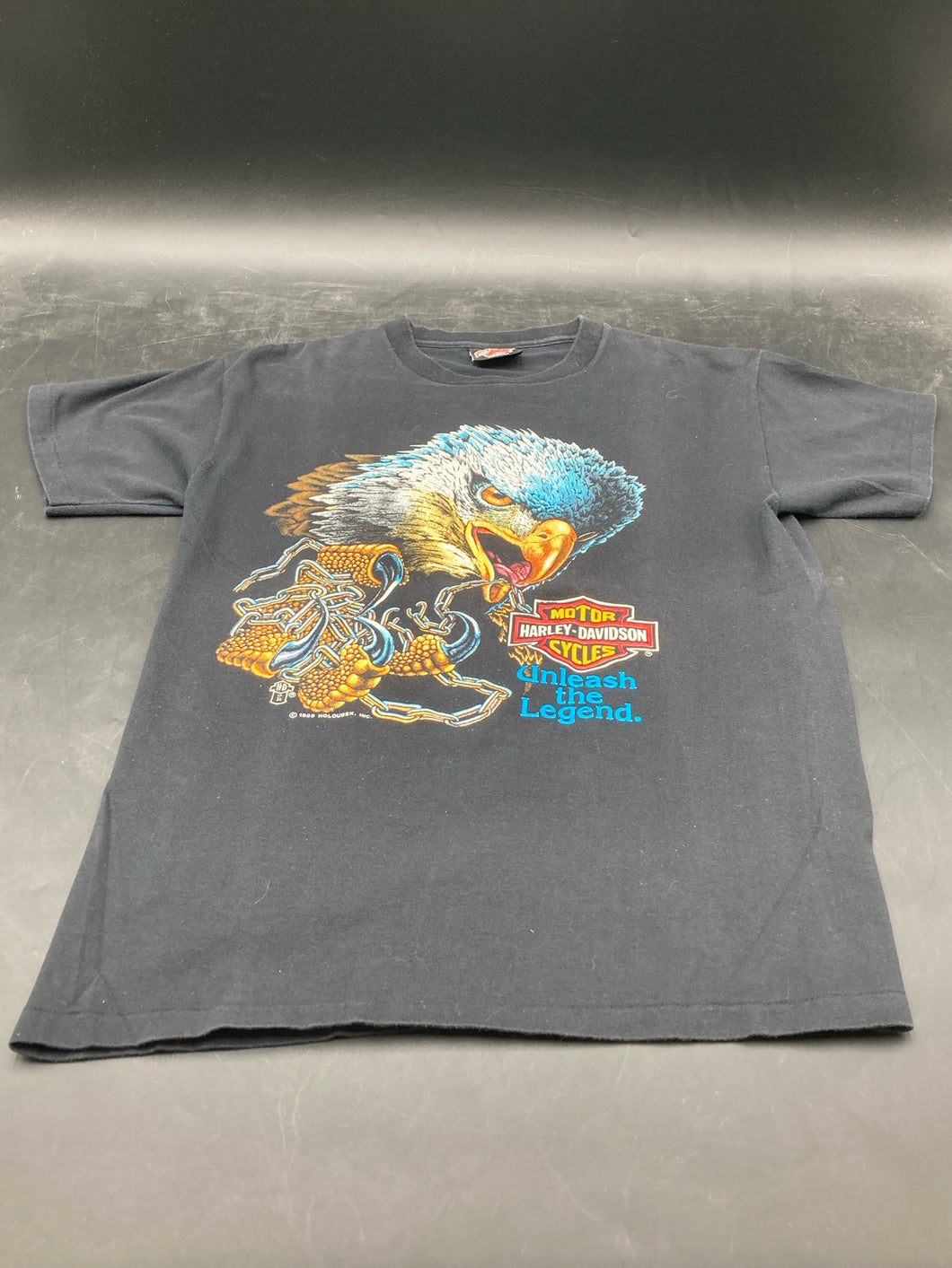 1989 Holoubek Single Stitch Harley-Davidson Unleash The Legend Eagle Shirt