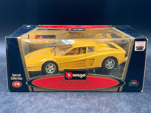 Burago 1/18 1984 Ferrari Tessarossa Die Cast COD 3019 W/ Box