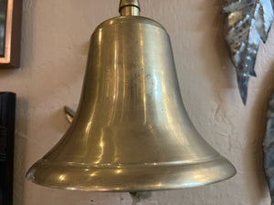 Solid Brass Wall Mount Ships Bell
