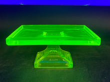 Antique Clarks Teaberry Gum Vaseline Glass Display