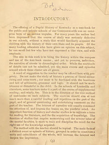 School History of Kentucky | Z.F. Smith (1891, The Courier-Journal Job Printing Company, Sixth Edition)