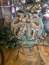 Xlarge Pottery Cone Vase on Stand