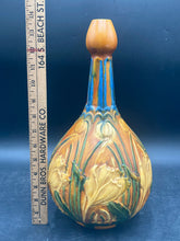 Antique Frederick Hurten Rhead Wardle Art Pottery Tulips Bottle Vase