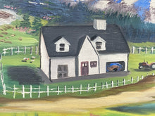 Artist Signed Country Mountain Landscape Painting