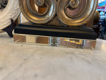 Gold Leaf Design Lamp on Acrylic Base